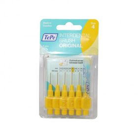 Tepe Interdental Brush No:4 Sarı 0.7 mm 6'lı Paket Blister Diş Arası Fırçası