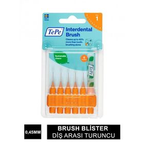 Tepe Interdental Brush Original Turuncu 0.45 mm 6'lı Arayüz Fırçası
