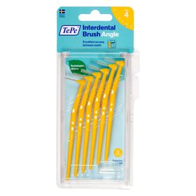 Tepe No:4 Angle Saplı Sarı 0.7 mm 6'lı Arayüz Fırçası