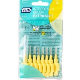 Tepe Sarı 0.7 mm Size 4 8'li Paket Extra Soft Arayüz Fırçası