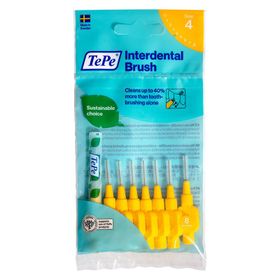 Tepe Sarı 0.7 mm Size 4 8'li Paket Extra Soft Arayüz Fırçası