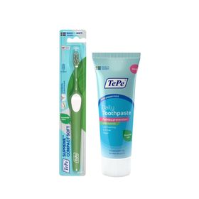 Tepe Supreme Compact Soft Diş Fırçası+Diş Macunu
