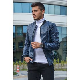 Terapi Men 20K-8100104 Lacivert Erkek Deri Mont