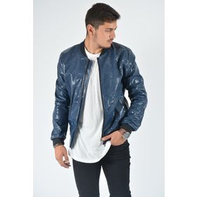 Terapi Men 20K-8100104 Lacivert Erkek Deri Mont
