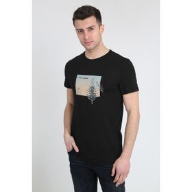 Terapi Men 21K-3400742-1 Bisiklet Yaka Baskılı Erkek T-shirt