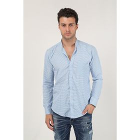 Terapi Men 21Y-4300597-2 Ekoseli M Yaka Uzun Kollu Erkek Gömlek