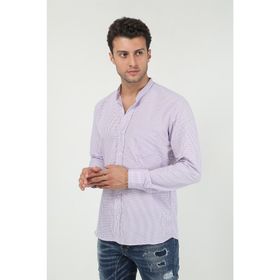 Terapi Men 21Y-4300597-2 Ekoseli M Yaka Uzun Kollu Erkek Gömlek
