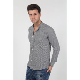 Terapi Men 21Y-4300597-2 Ekoseli M Yaka Uzun Kollu Erkek Gömlek