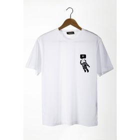 Terapi Men 22Y-3400761-2 Aslan Baskılı Bisiklet Yaka Oversize Rahat Kalıp Basic Erkek T-shirt