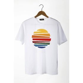 Terapi Men 22Y-3400762-1 Güneş Baskılı Bisiklet Yaka Oversize Erkek T-shirt