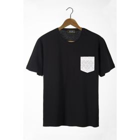 Terapi Men 22Y-3400762-11 Bisiklet Yaka Cepli Oversize Erkek T-shirt