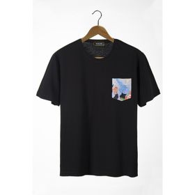 Terapi Men 22Y-3400762-33 Bisiklet Yaka Cepli Oversize Erkek T-shirt