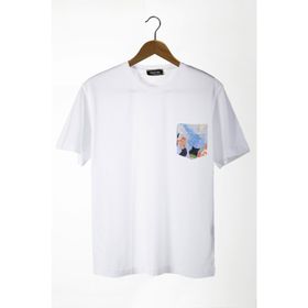 Terapi Men 22Y-3400762-33 Bisiklet Yaka Cepli Oversize Erkek T-shirt