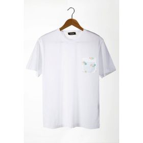 Terapi Men 22Y-3400762-44 Bisiklet Yaka Cepli Oversize Erkek T-shirt