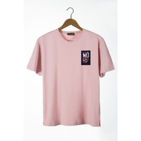 Terapi Men 22Y-3400762-56 Önü No Regret Baskılı Bisiklet Yaka Oversize T-Shirt