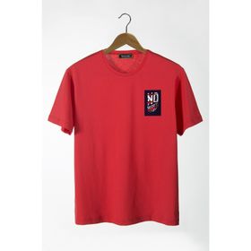 Terapi Men 22Y-3400762-56 Önü No Regret Baskılı Bisiklet Yaka Oversize T-Shirt