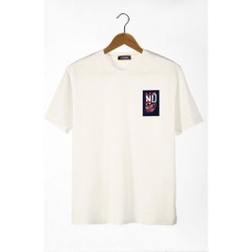 Terapi Men 22Y-3400762-56 Önü No Regret Baskılı Bisiklet Yaka Oversize T-Shirt