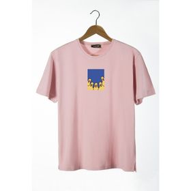 Terapi Men 22Y-3400762-66 Bisiklet Yaka Önü Ducks Baskılı Oversize Erkek T-Shirt