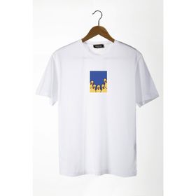 Terapi Men 22Y-3400762-66 Bisiklet Yaka Önü Ducks Baskılı Oversize Erkek T-Shirt