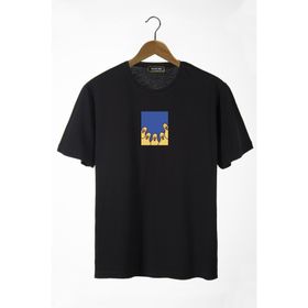 Terapi Men 22Y-3400762-66 Bisiklet Yaka Önü Ducks Baskılı Oversize Erkek T-Shirt