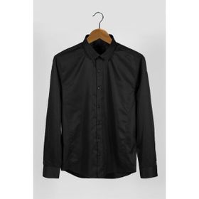 Terapi Men 22Y-4300632-1 Siyah Ekstra Slim Fit Uzun Kollu Takım Elbise Erkek Gömleği