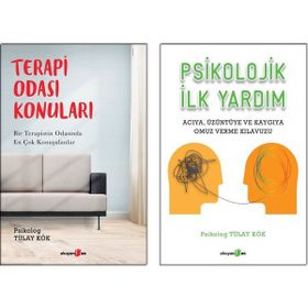 Terapi Odası Konuları + Psikolojik Ilk Yardım / Tülay Kök 2 Kitap Set - Okuyan Us Yayınları