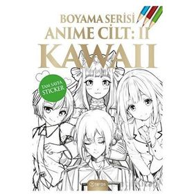Teras Kitap Kolektif Anime Boyama Cilt II: Kawaii