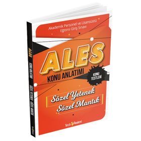 Tercih Akademi ALES Konu Anlatımı Sözel Yetenek Sözel Mantık