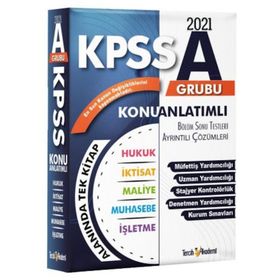 ​Tercih Akademi Yayınları 2020 KPSS A Grubu Konu Anlatımlı