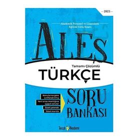 Tercih Akademi Yayınları Ales Sözel Türkçe Tamamı Çözümlü Soru Bankası