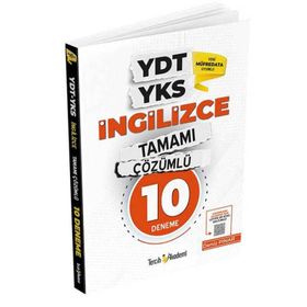 Tercih Akademi Yayınları - YDT YKS İngilizce Tamamı Çözümlü 10 Deneme