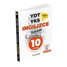 Tercih Akademi Yayınları - YDT YKS İngilizce Tamamı Çözümlü 10 Deneme
