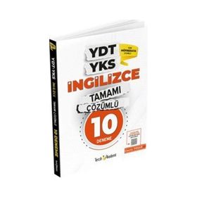 Tercih Akademi Yayınları - YDT YKS İngilizce Tamamı Çözümlü 10 Deneme