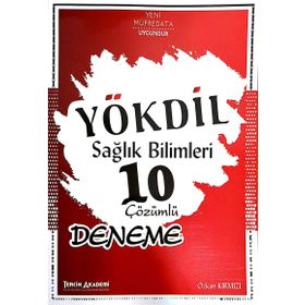 Tercih Akademi Yayınları YÖKDİL Sağlık Bilimleri Çözümlü 10 Deneme