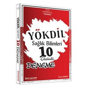 Tercih Akademi Yayınları YÖKDİL Sağlık Bilimleri Çözümlü 10 Deneme