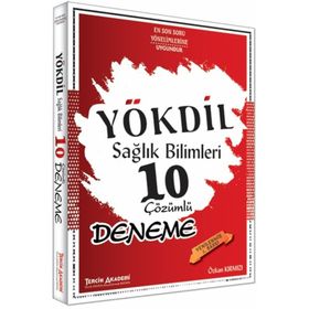 Tercih Akademi Yayınları YÖKDİL Sağlık Bilimleri Çözümlü 10 Deneme