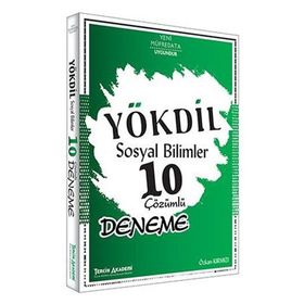 Tercih Akademi Yayınları YÖKDİL Sosyal Bilimler Çözümlü 10 Deneme