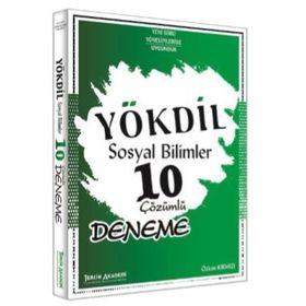 Tercih Akademi Yayınları YÖKDİL Sosyal Bilimler Çözümlü 10 Deneme