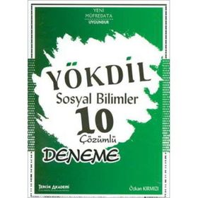 Tercih Akademi Yayınları YÖKDİL Sosyal Bilimler Çözümlü 10 Deneme