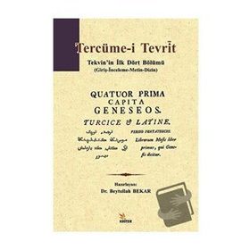 Tercüme-i Tevrìt - Beytullah Bekar