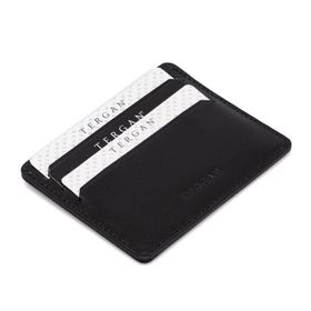 Tergan 01050b06 Siyah Deri Unisex Kartlık