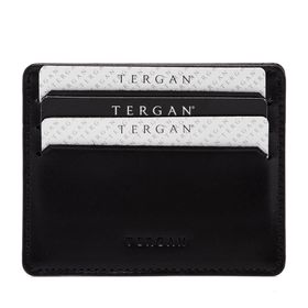 Tergan 01050b06 Siyah Deri Unisex Kartlık