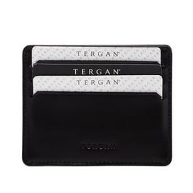 Tergan 01050b06 Siyah Deri Unisex Kartlık