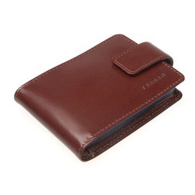 Tergan 1512C64 Koyu Taba Deri Unisex Kartlık