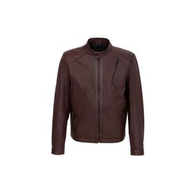 Tergan E22KDM310381-R4X Bordo Hakiki Deri Erkek Mont