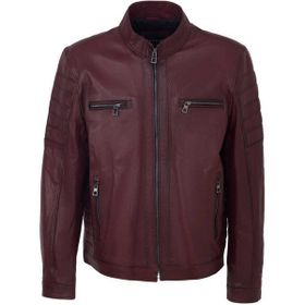 Tergan E23BDM310545-R4X Bordo Hakiki Deri Erkek Mont