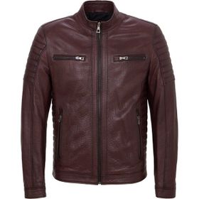 Tergan E23KDM310544-R4X Bordo Hakiki Erkek Deri Mont