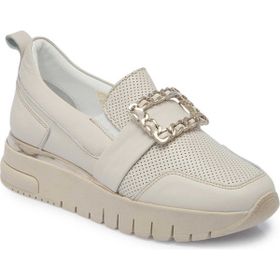 Tergan K24I1AY67316 A25 Bej Deri Kadın Sneaker