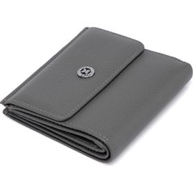 Tergan S1CB00005627-G35 Gri Deri Kadın Cüzdan
