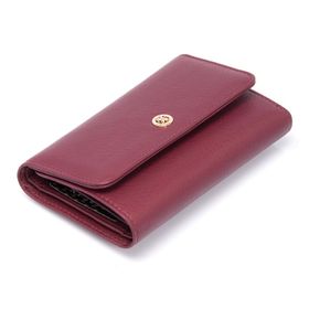 Tergan S1CB00005730 Bordo Hakiki Deri Kadın Cüzdanı